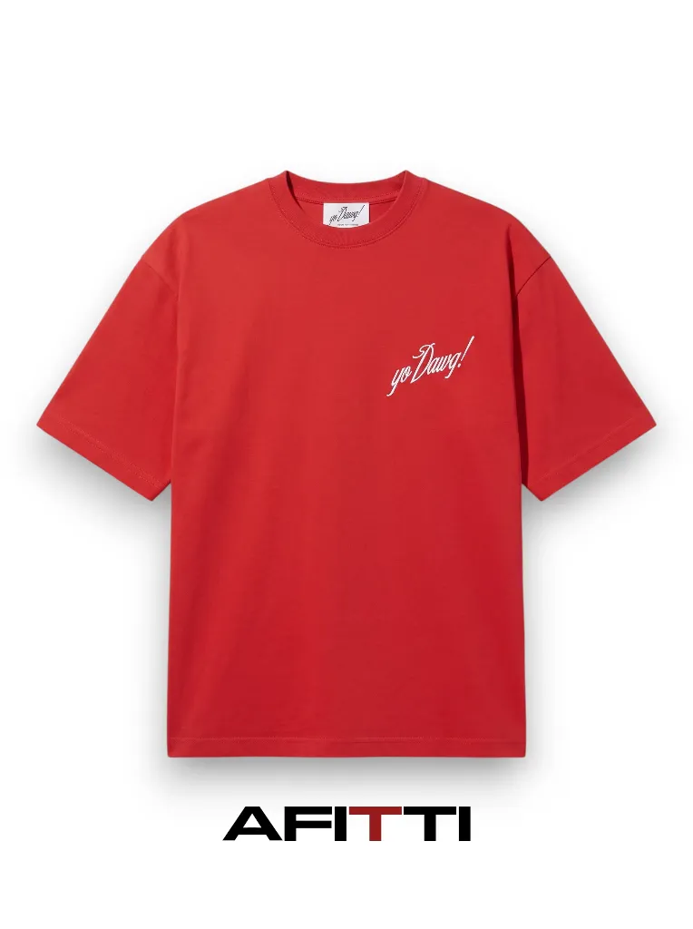 'YO DAWG' LIMITED DRIP BOXY OVERSIZED TEE