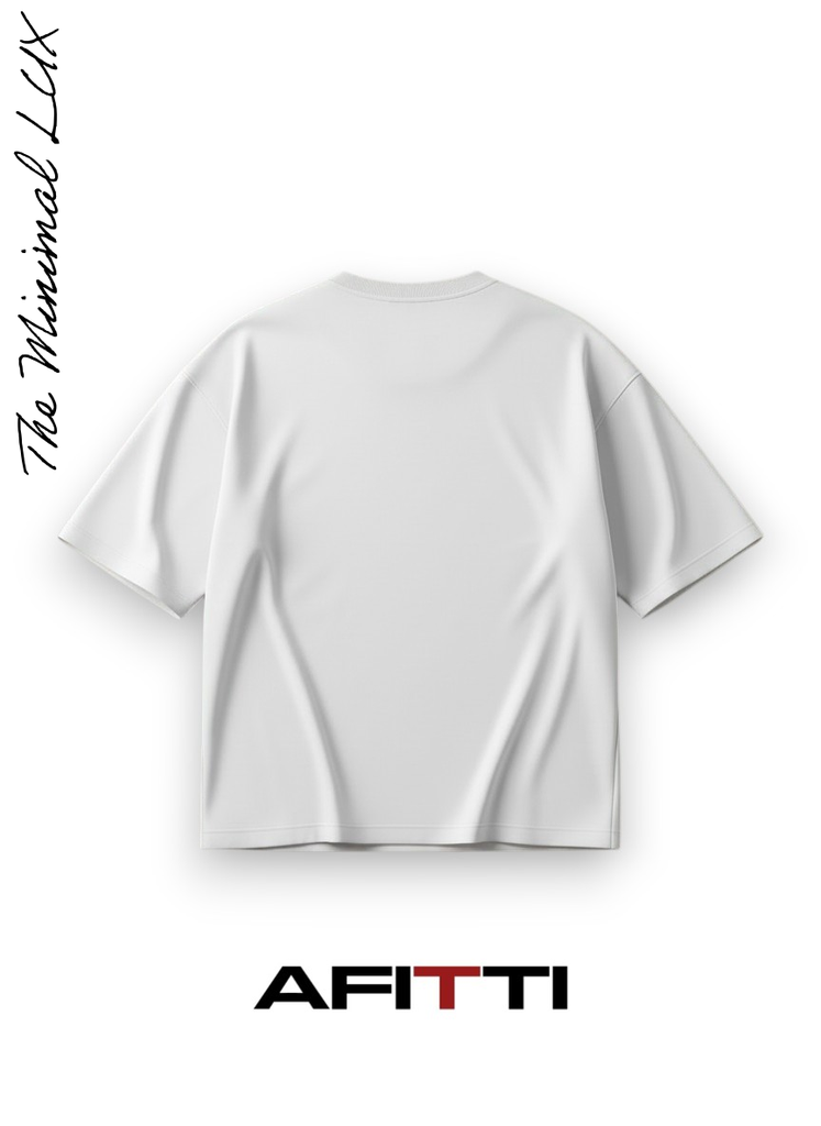 'THE MINIMAL LUX' EVERYDAY WEAR T-SHIRT (WHITE)